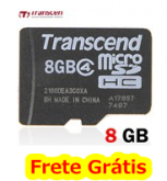 (TRANSCEND) 8GB TF cartão Micro SDHC Classe 4 T Flash Card M