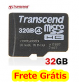 (TRANSCEND) 32GB TF Micro SDHC Classe 4 T Flash Card Micro S