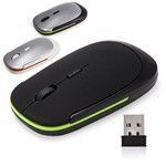 2,4 GHz 1600dpi Sem Fio Mouse Óptico com Mini Receptor USB