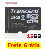(TRANSCEND) 16GB TF Micro SDHC Classe 4 T Flash Card Micro S